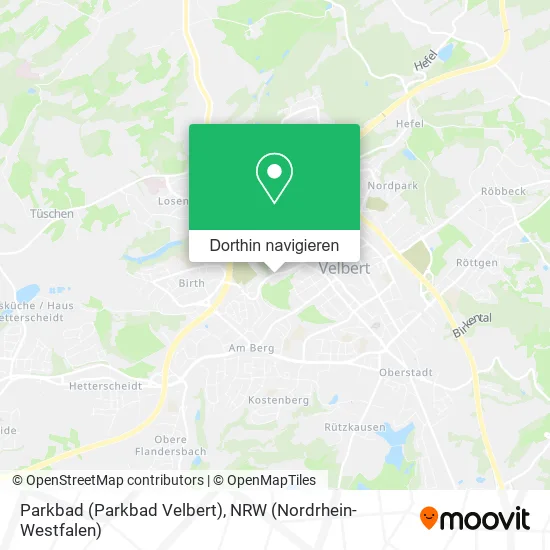 Parkbad (Parkbad Velbert) Karte