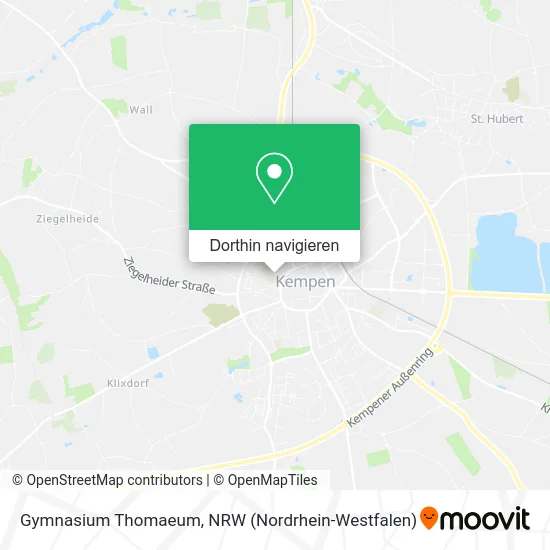 Gymnasium Thomaeum Karte