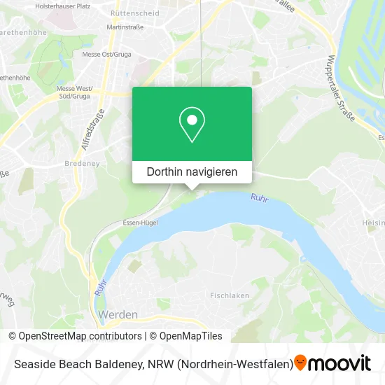 Seaside Beach Baldeney Karte