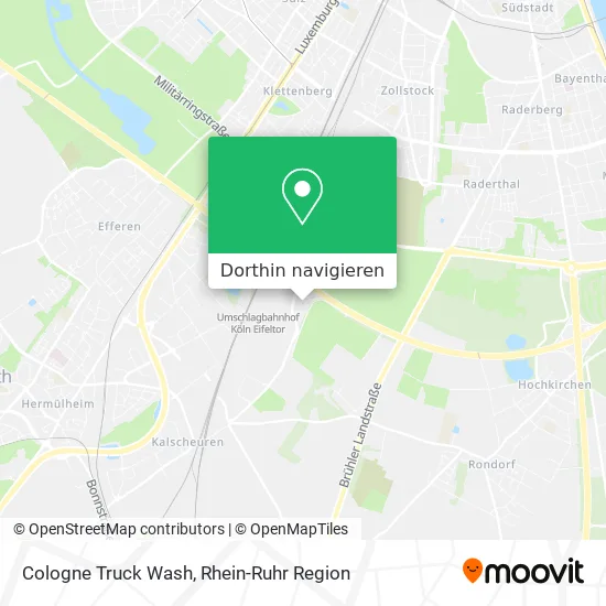 Cologne Truck Wash Karte
