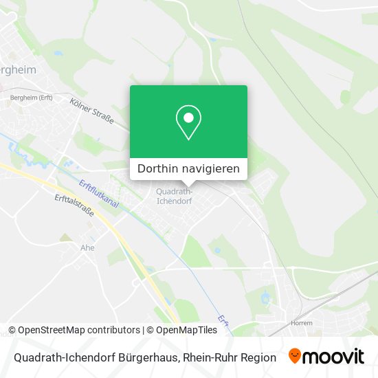 Quadrath-Ichendorf Bürgerhaus Karte