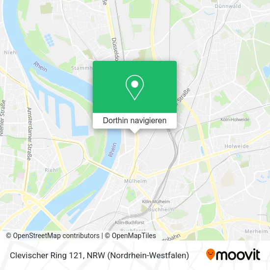 Clevischer Ring 121 Karte