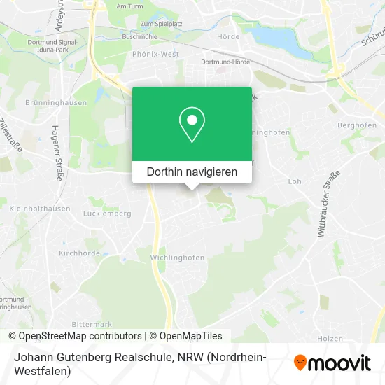 Johann Gutenberg Realschule Karte