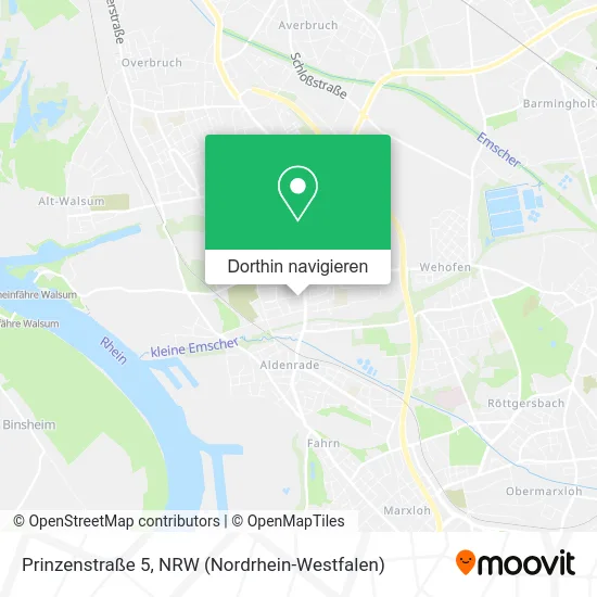 Prinzenstraße 5 Karte