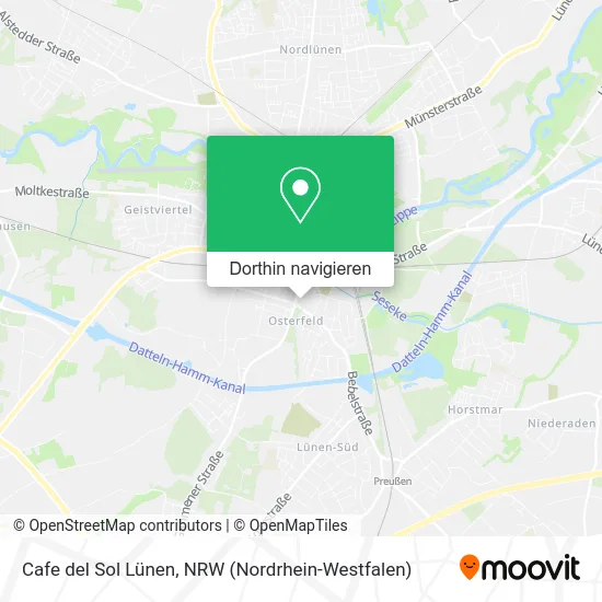 Cafe del Sol Lünen Karte
