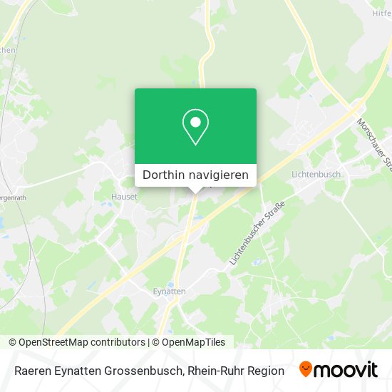 Raeren Eynatten Grossenbusch Karte