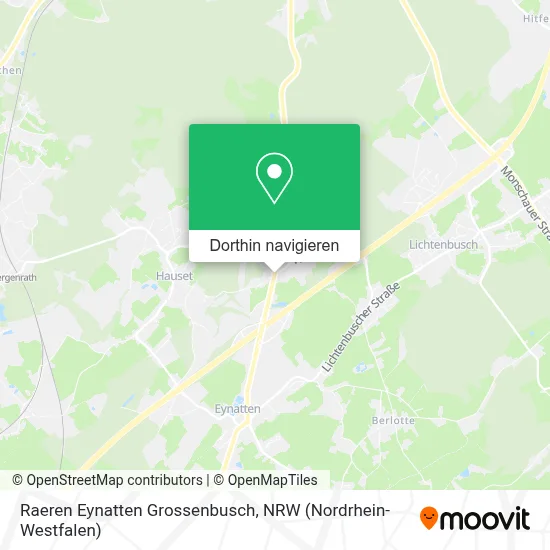 Raeren Eynatten Grossenbusch Karte