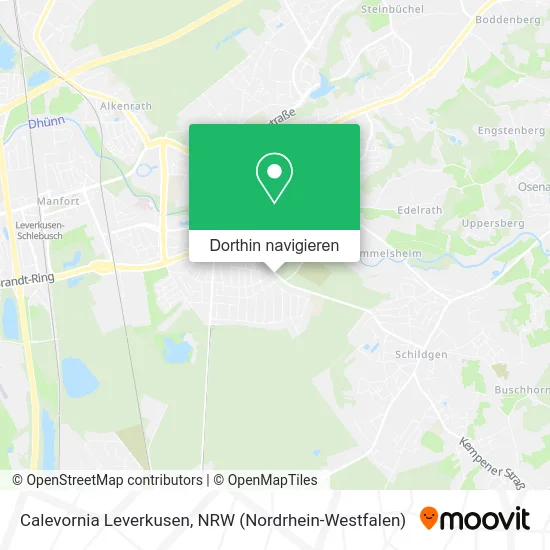 Calevornia Leverkusen Karte