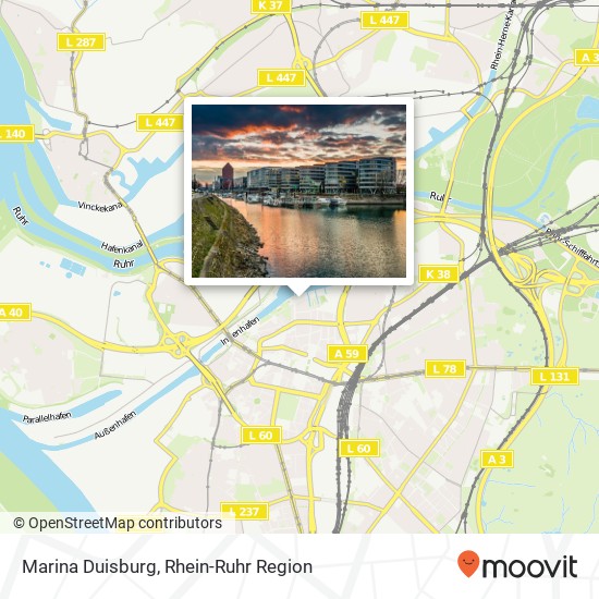 Marina Duisburg Karte