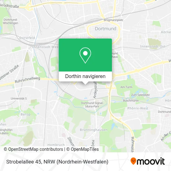 Strobelallee 45 Karte