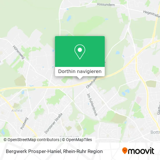 Bergwerk Prosper-Haniel Karte