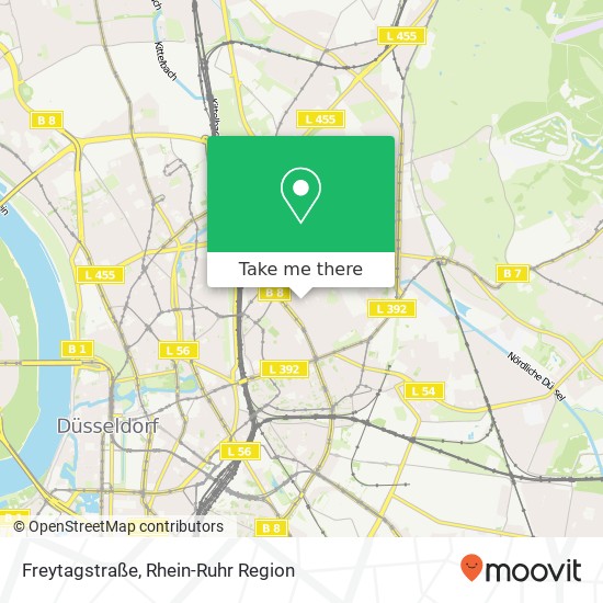 Freytagstraße Karte