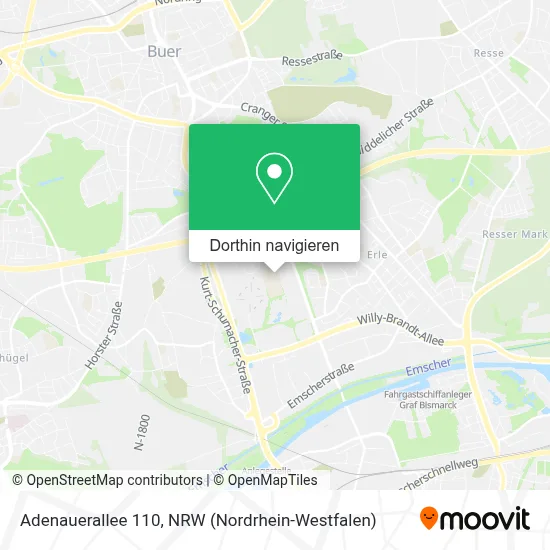 Adenauerallee 110 Karte