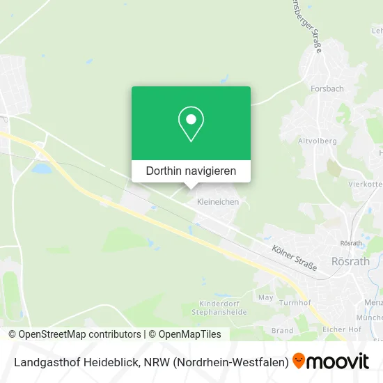 Landgasthof Heideblick Karte