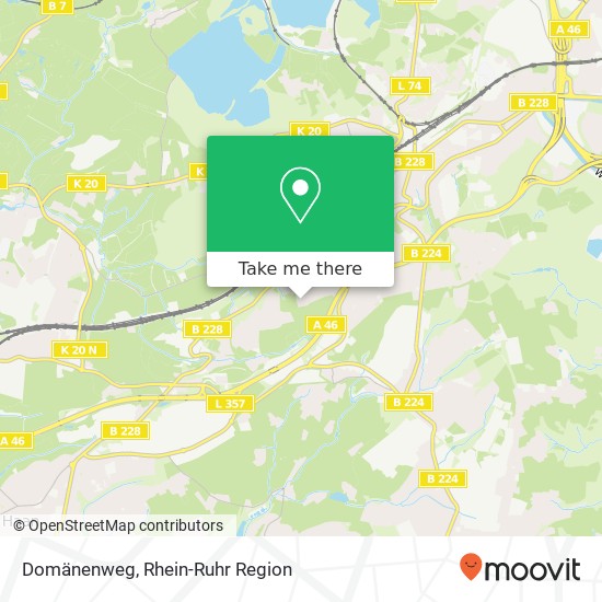 Domänenweg Karte