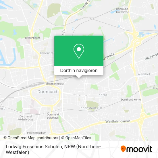 Ludwig Fresenius Schulen Karte