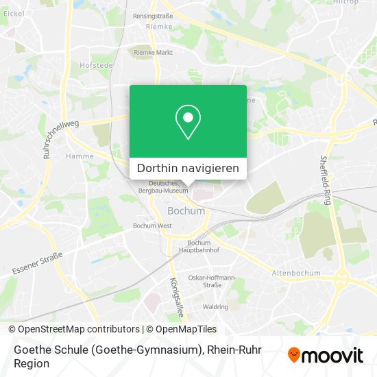 Goethe Schule (Goethe-Gymnasium) Karte