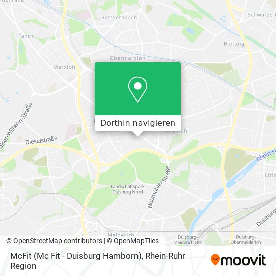 McFit (Mc Fit - Duisburg Hamborn) Karte