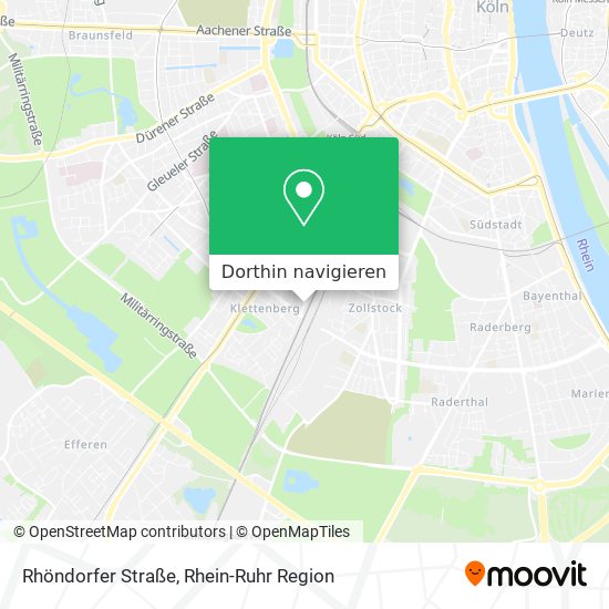 Rhöndorfer Straße Karte