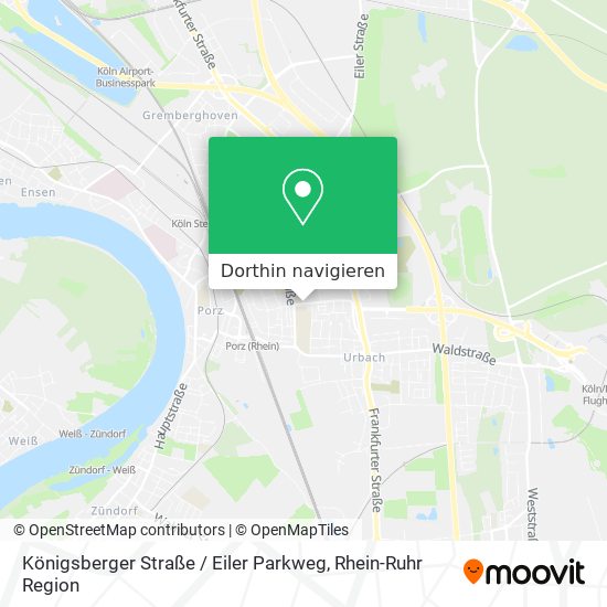 Königsberger Straße / Eiler Parkweg Karte