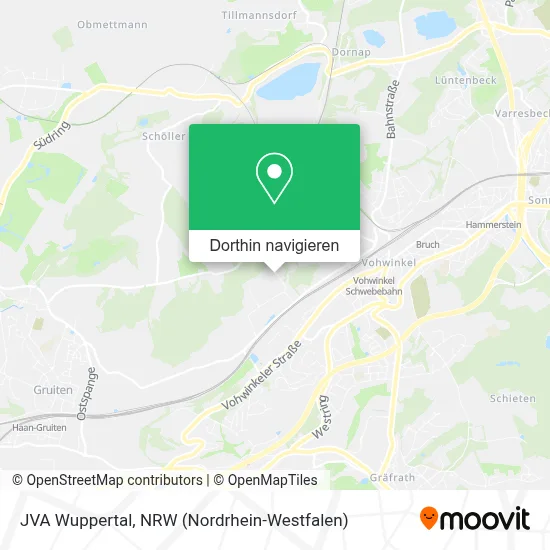 JVA Wuppertal Karte