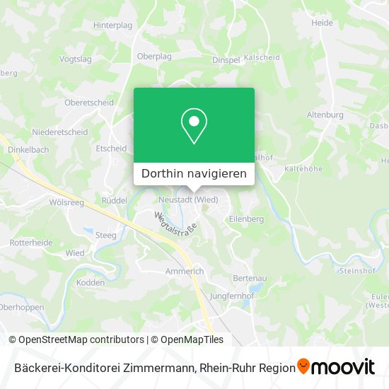 Bäckerei-Konditorei Zimmermann Karte