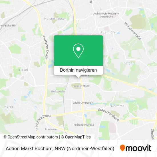 Action Markt Bochum Karte