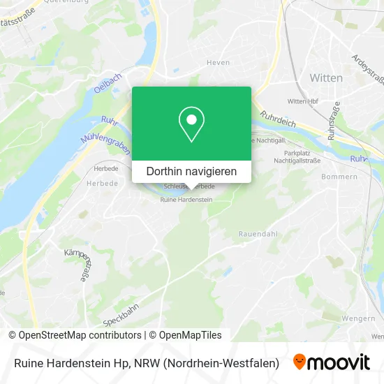 Ruine Hardenstein Hp Karte