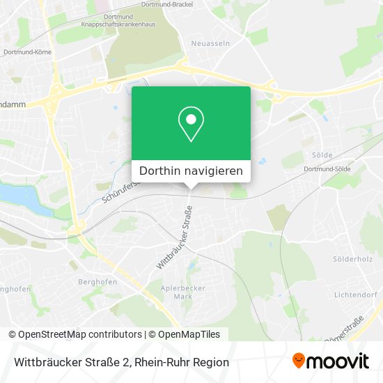 Wittbräucker Straße 2 Karte
