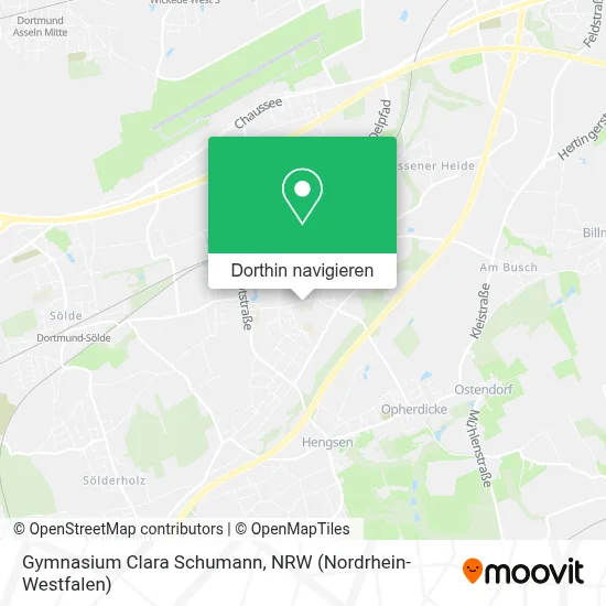 Gymnasium Clara Schumann Karte