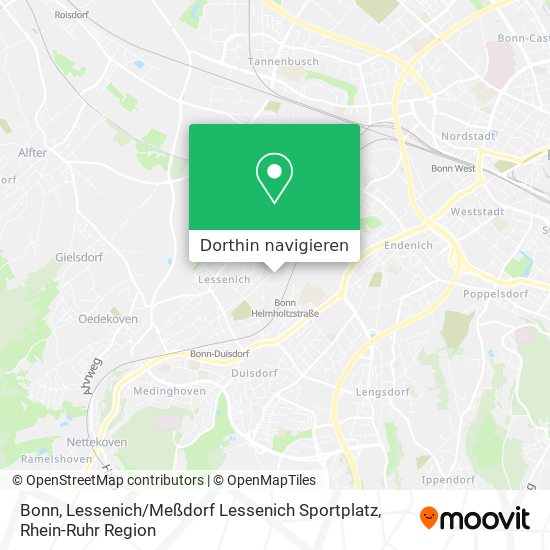 Bonn, Lessenich / Meßdorf Lessenich Sportplatz Karte