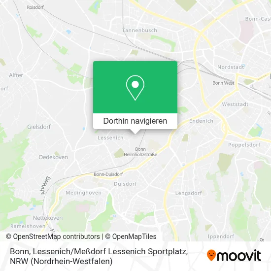 Bonn, Lessenich / Meßdorf Lessenich Sportplatz Karte