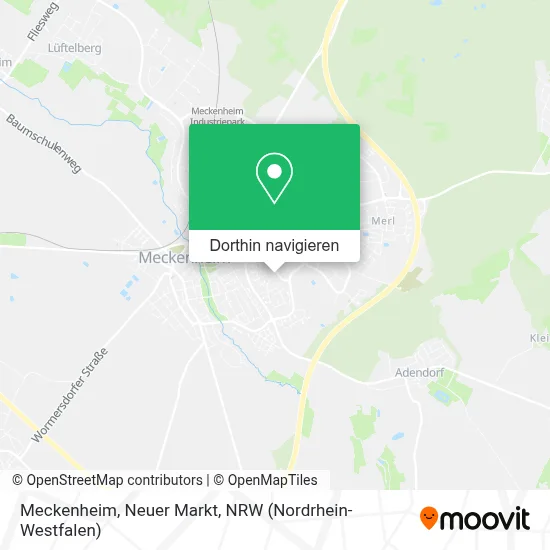 Meckenheim, Neuer Markt Karte