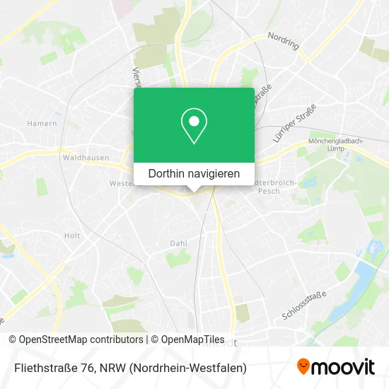 Fliethstraße 76 Karte