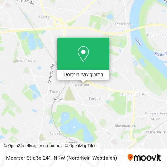 Moerser Straße 241 Karte
