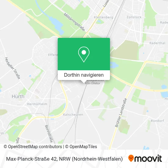 Max-Planck-Straße 42 Karte