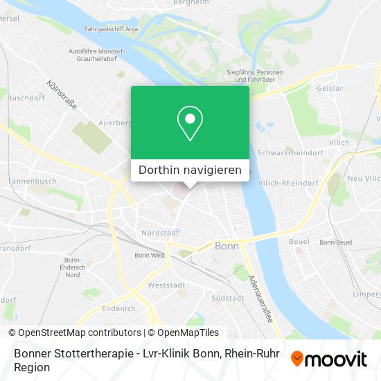 Bonner Stottertherapie - Lvr-Klinik Bonn Karte