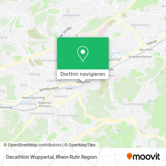 Decathlon Wuppertal Karte