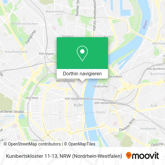 Kunibertskloster 11-13 Karte