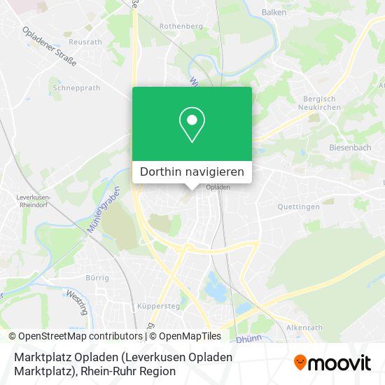 Marktplatz Opladen (Leverkusen Opladen Marktplatz) Karte