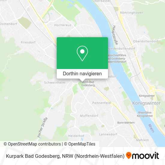 Kurpark Bad Godesberg Karte