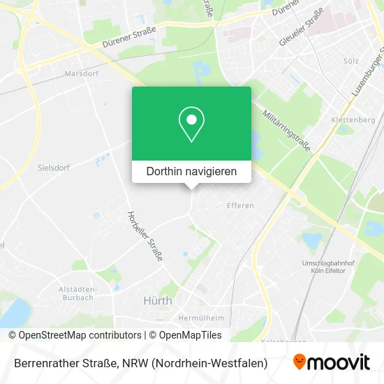 Berrenrather Straße Karte