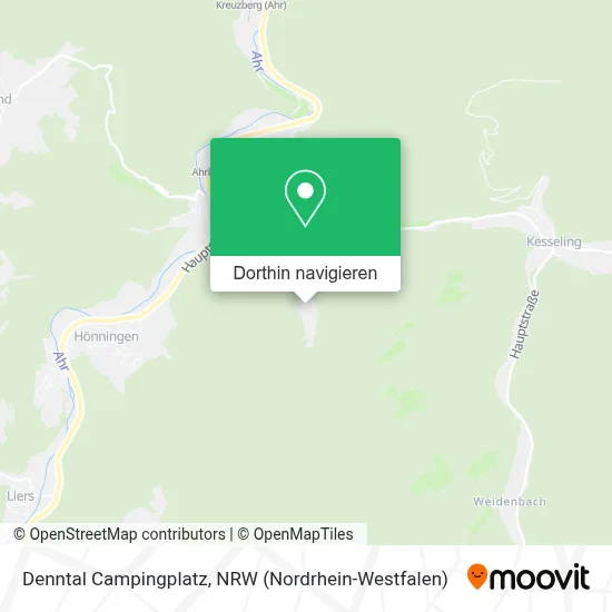 Denntal Campingplatz Karte
