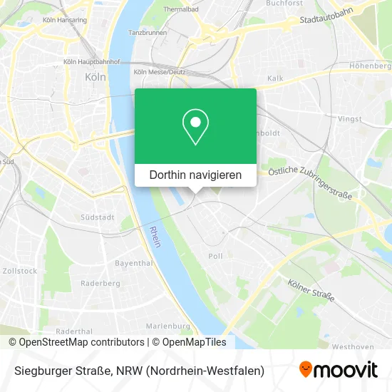 Siegburger Straße Karte