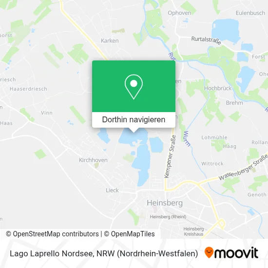 Lago Laprello Nordsee Karte