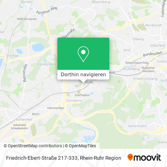 Friedrich-Ebert-Straße 217-333 Karte