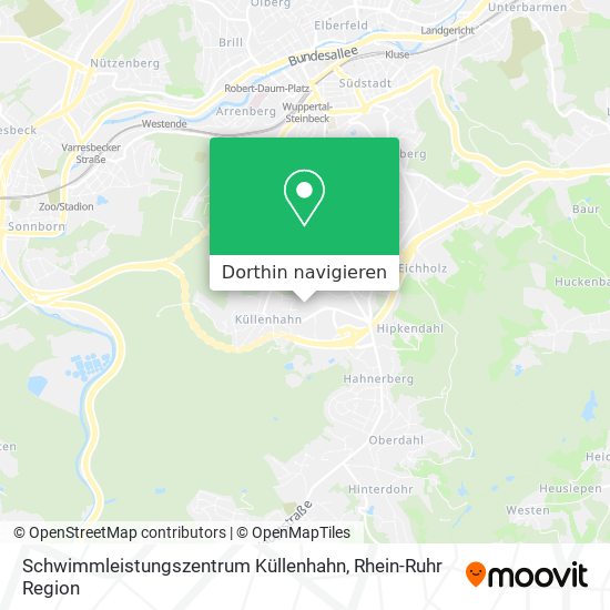 Schwimmleistungszentrum Küllenhahn Karte
