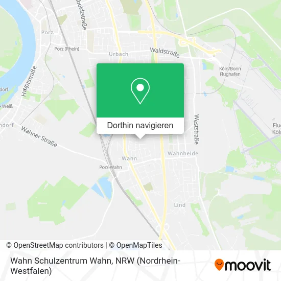 Wahn Schulzentrum Wahn Karte