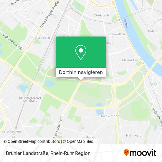 Brühler Landstraße Karte