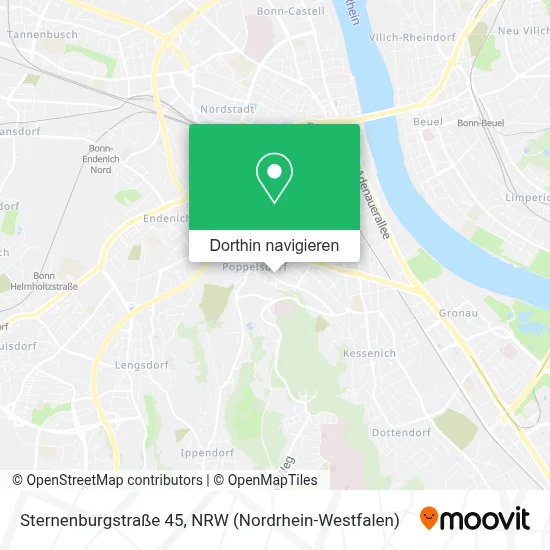 Sternenburgstraße 45 Karte